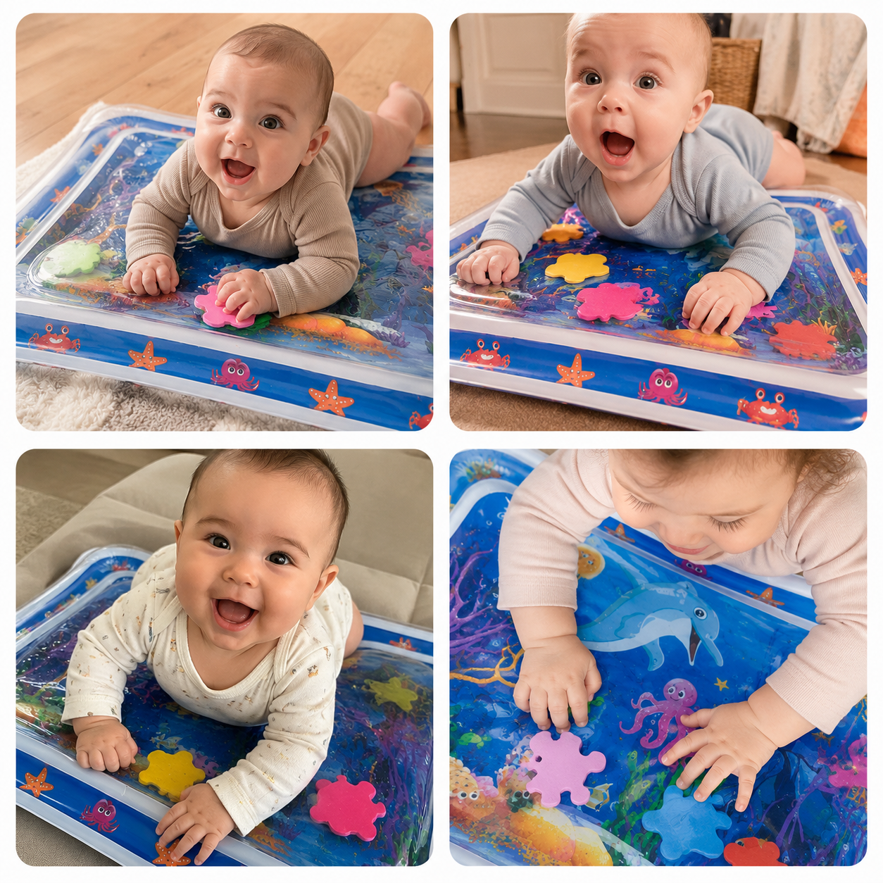 Tapete Sensorial de agua para bebés