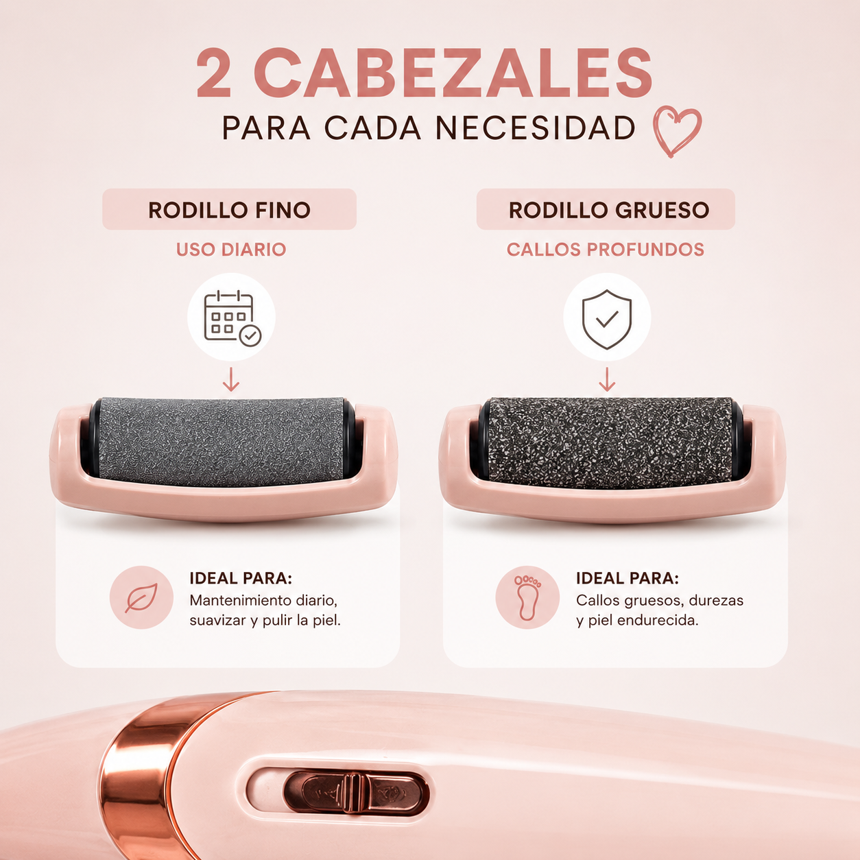 Removedor de Callos Recargable
