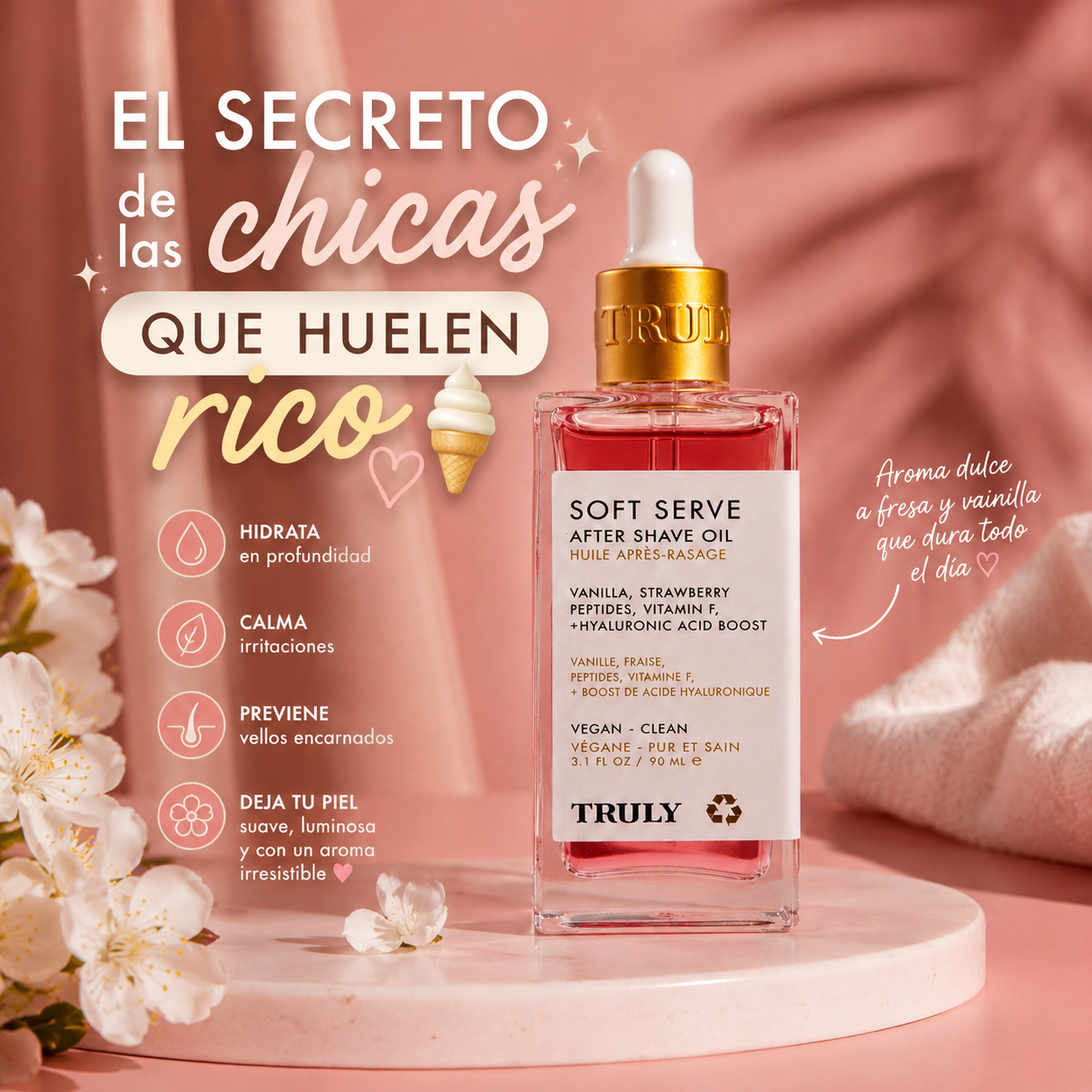 TRULY SOFT: el aceite que te hace irresistible después de depilarte
