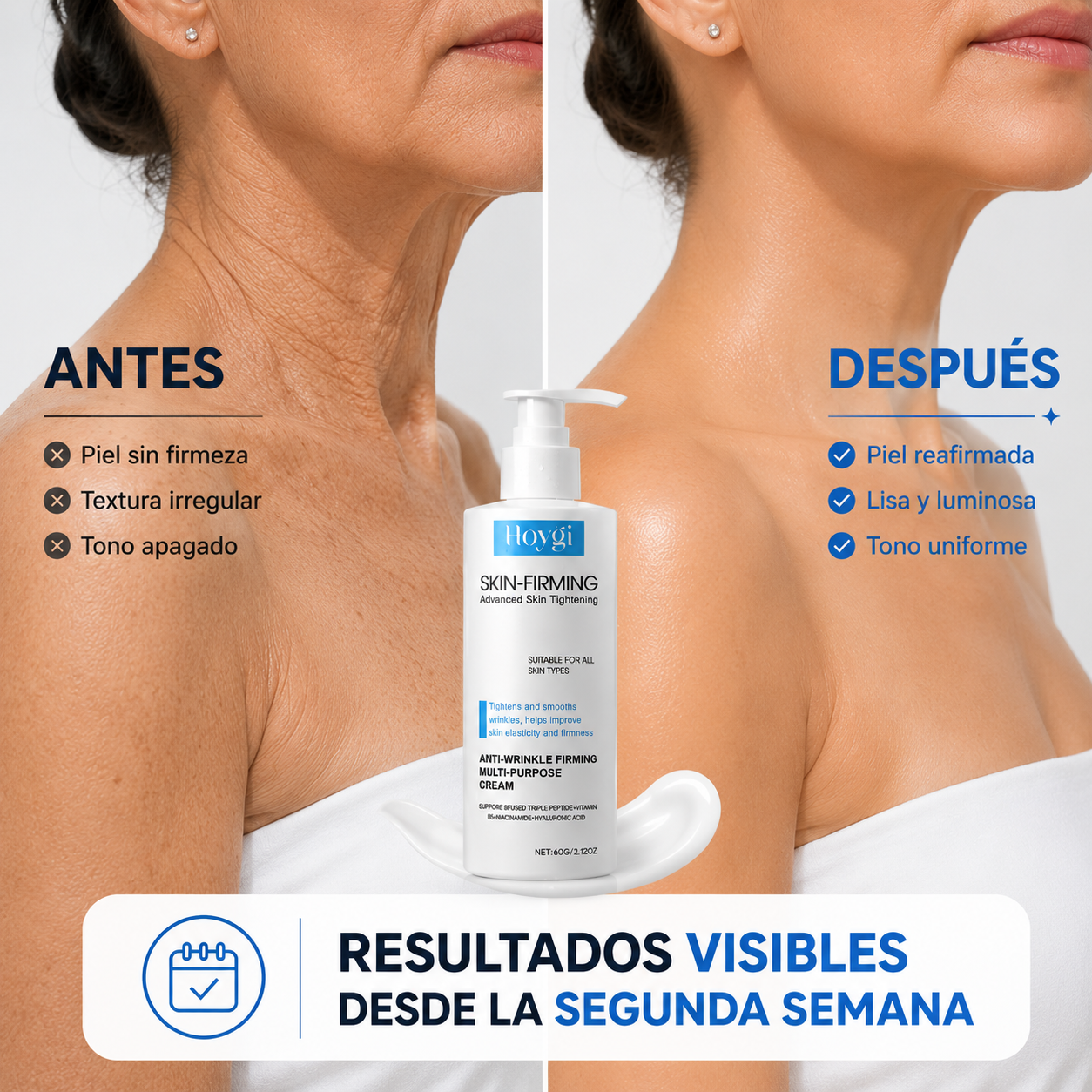 Piel Firme : la crema que reafirma donde más se nota