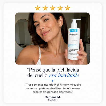 Piel Firme : la crema que reafirma donde más se nota