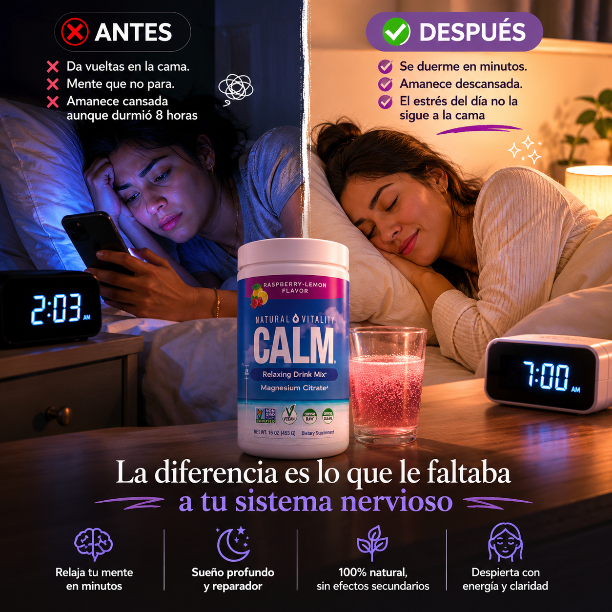 Natural Calm : la solución que apaga tu mente cuando tú no puedes