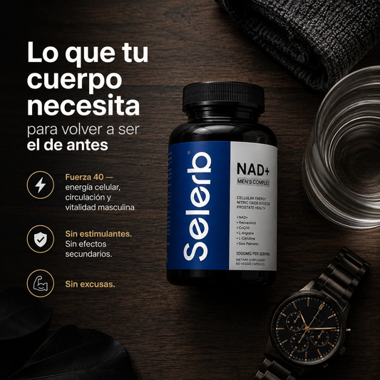 Selerb 40 : el suplemento que recupera al hombre que eras