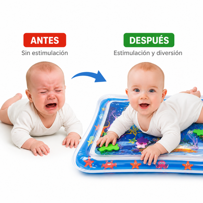 Tapete Sensorial de agua para bebés