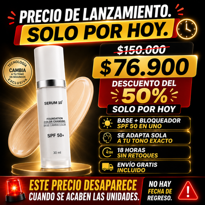 La BASE CAMALEÓN que se ADAPTA a TU PIEL