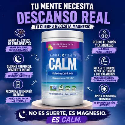 Natural Calm : la solución que apaga tu mente cuando tú no puedes