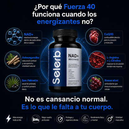 Selerb 40 : el suplemento que recupera al hombre que eras