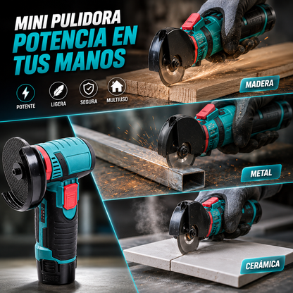 Mini Pulidora Inalámbrica Angular