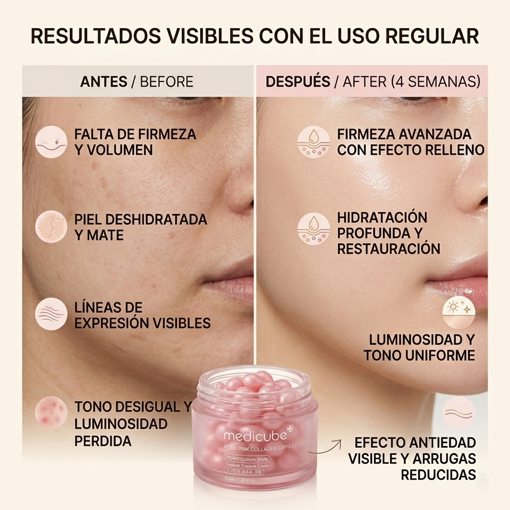 PDRN PINK: ADN de Salmón, Cápsulas de Colágeno y Niacinamida 5%