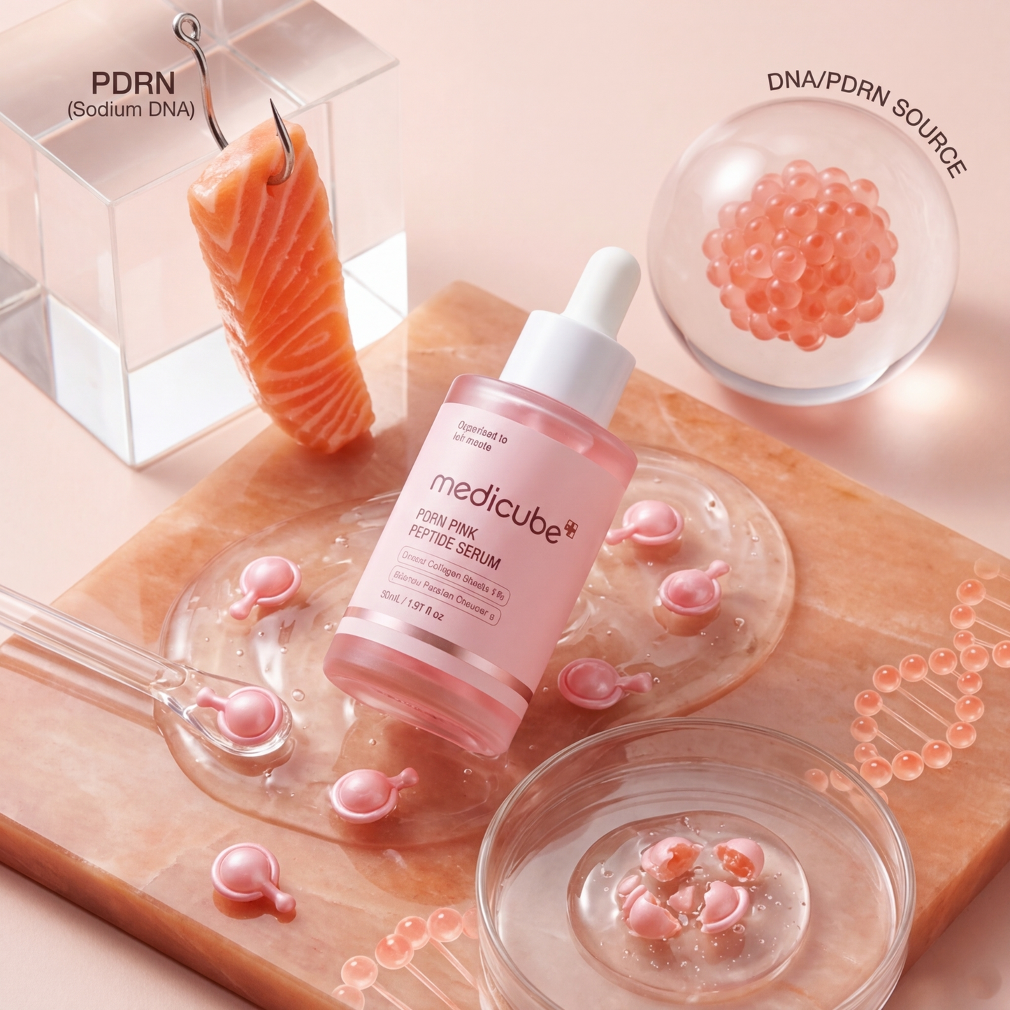 Pink PDRN: Sérum Reparador ADN de Salmón